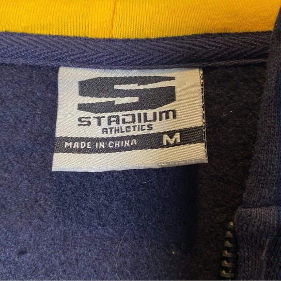 Stadium Athletic West Virginia Mountaineers Men's size Medium Full-Zip Hoodie - Picture 8 of 8